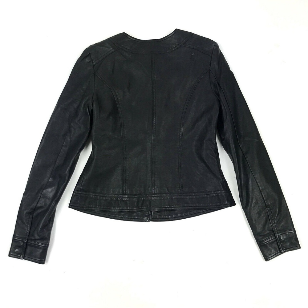 KUT from the Kloth Leather Blazer Jacket Sz S - Picture 5 of 8